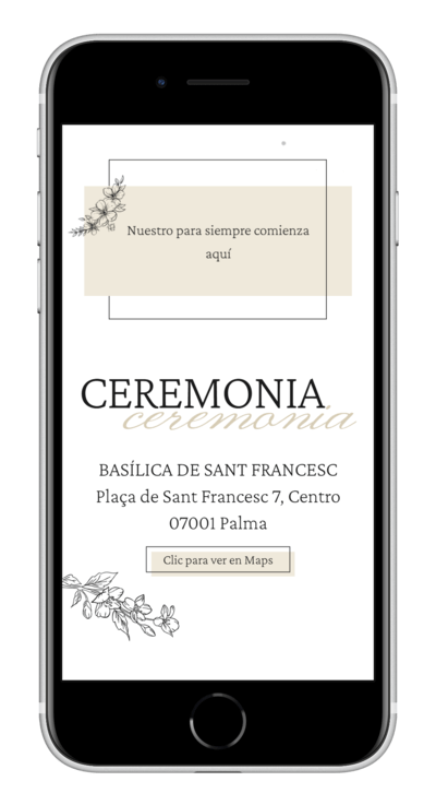 Invitación digital de boda elegant personalizada 3