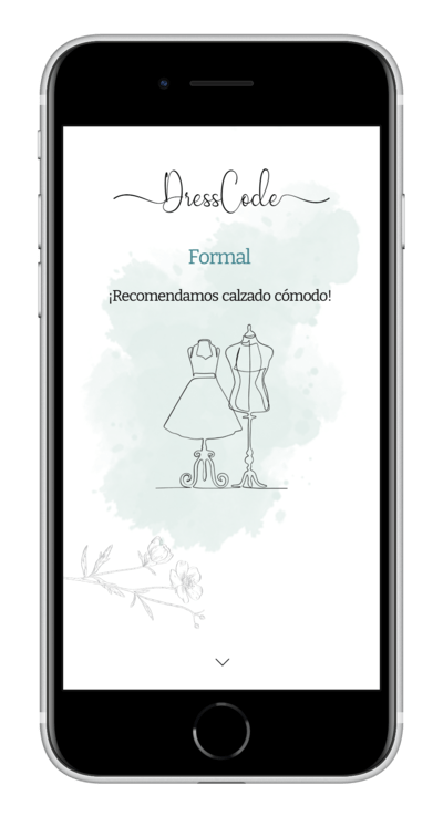 Invitación digital de boda emerald personalizada 6