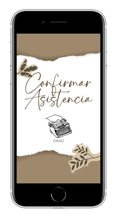 Invitación digital de boda vintage personalizada 4