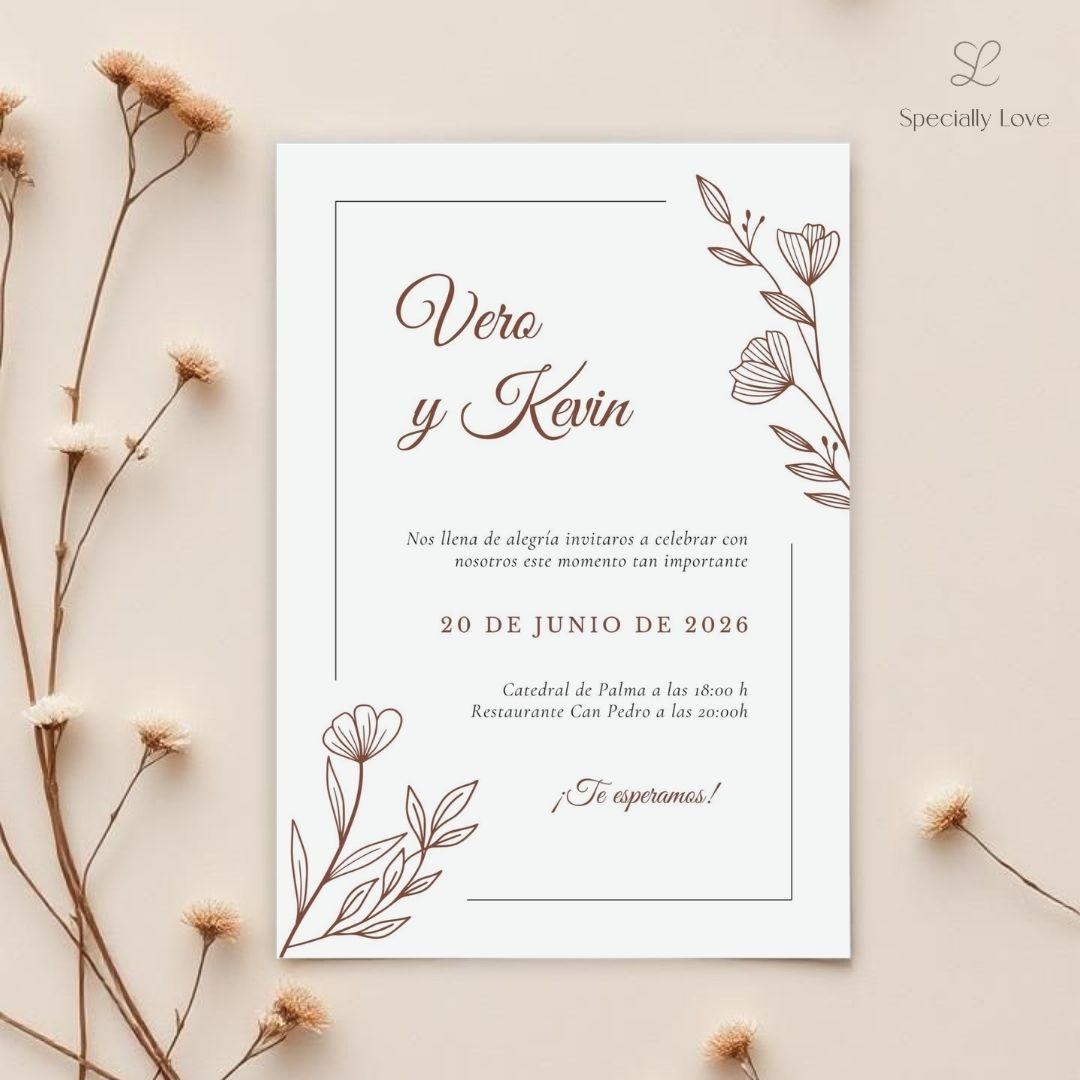 simple flowers brown version 1