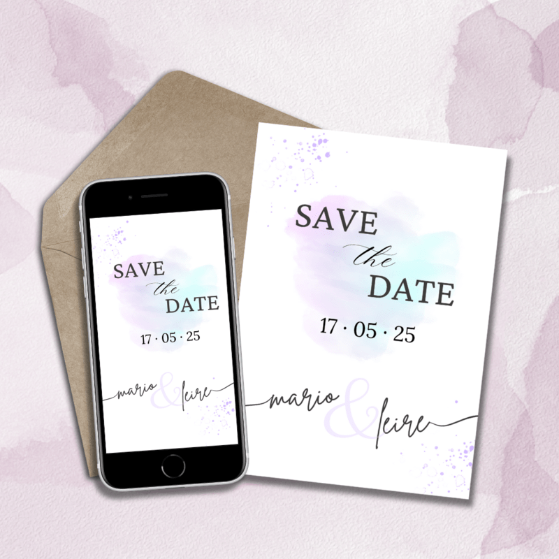 aquarelle Save The Date