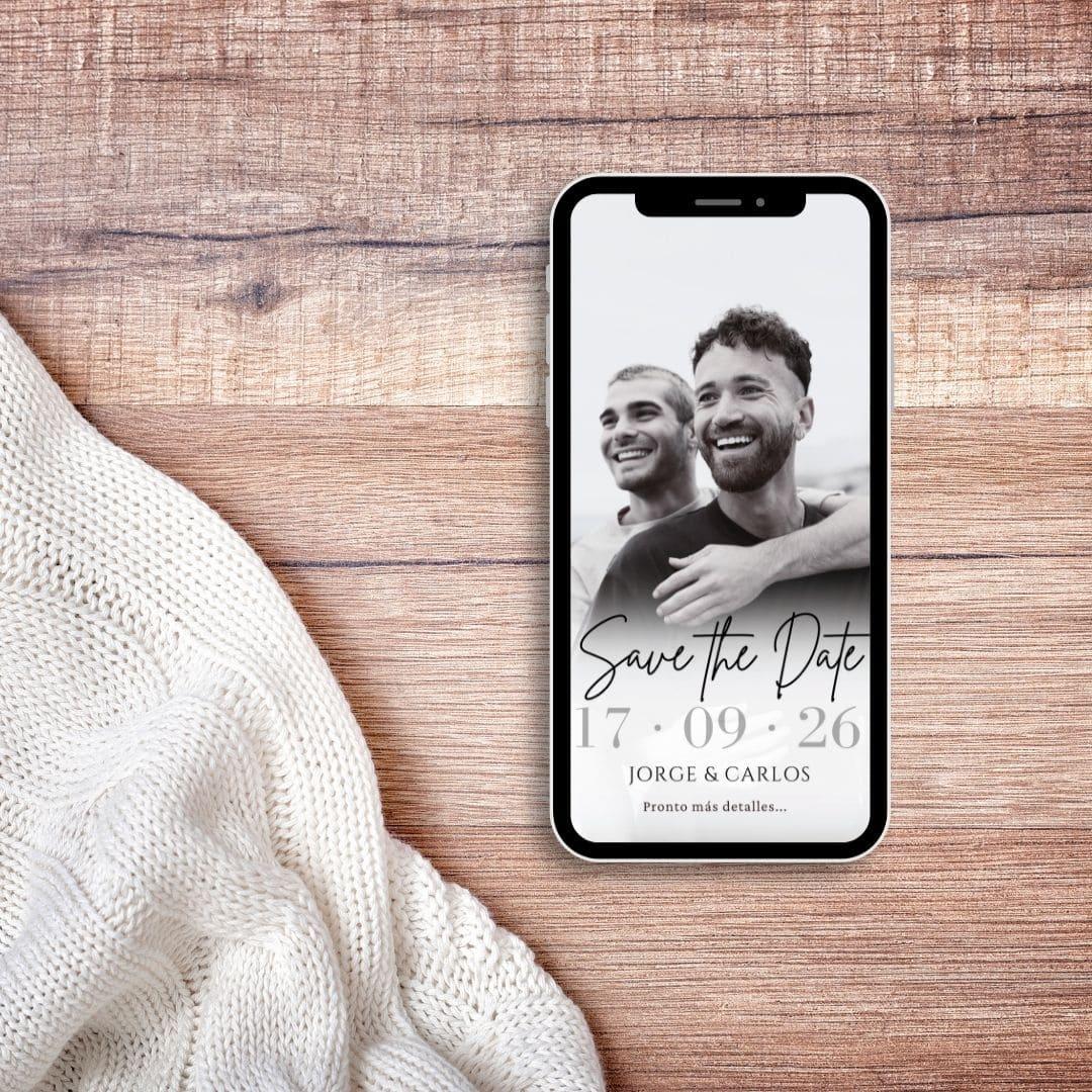 blackwhite Save The Date