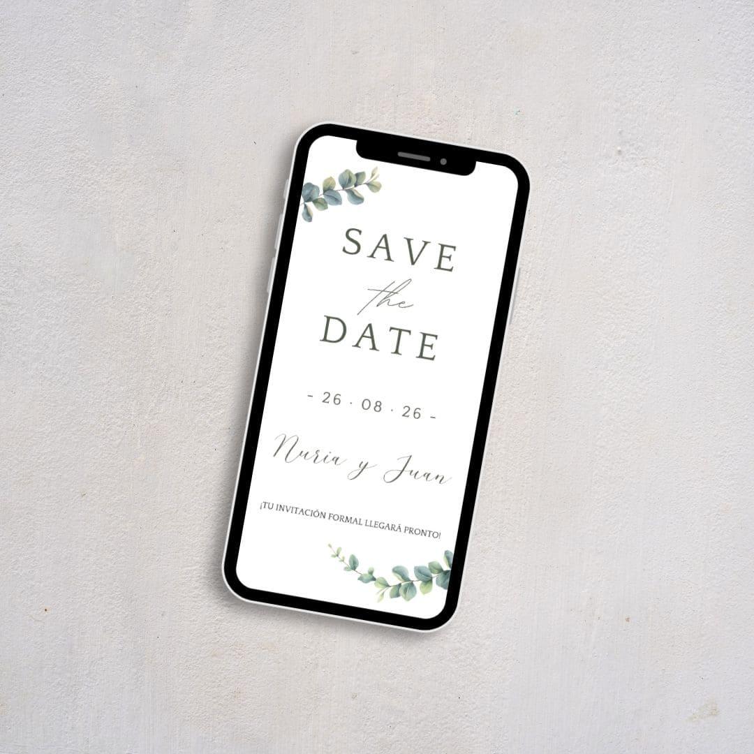 flower Save The Date
