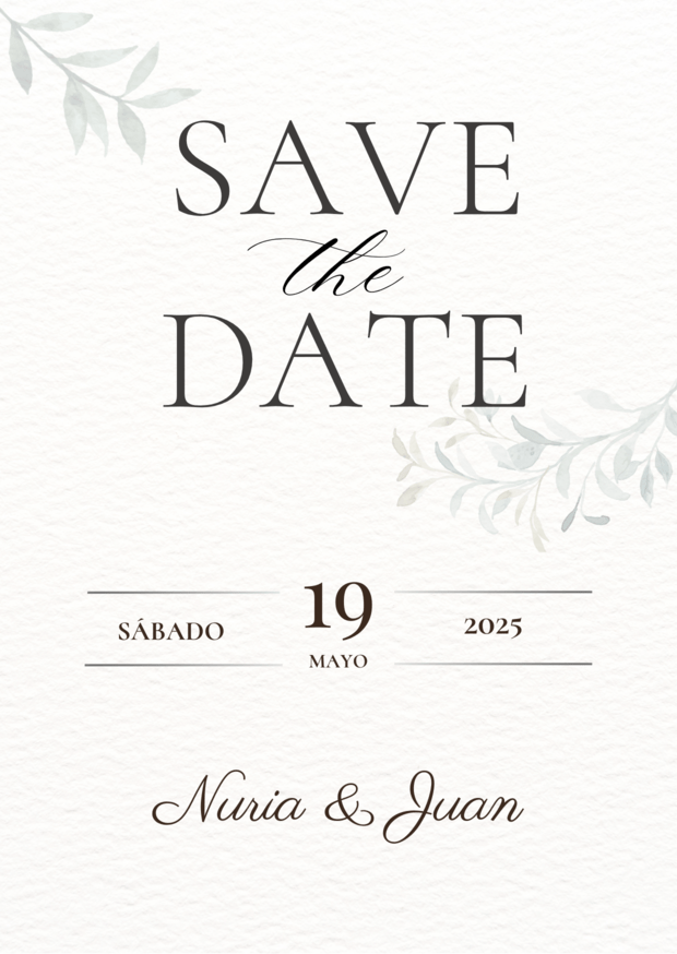 Save the Date: Classic