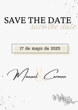 elegant Save The Date thumbnail