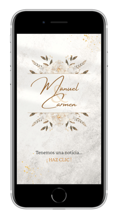 Digital Wedding Invitation elegant customized 1