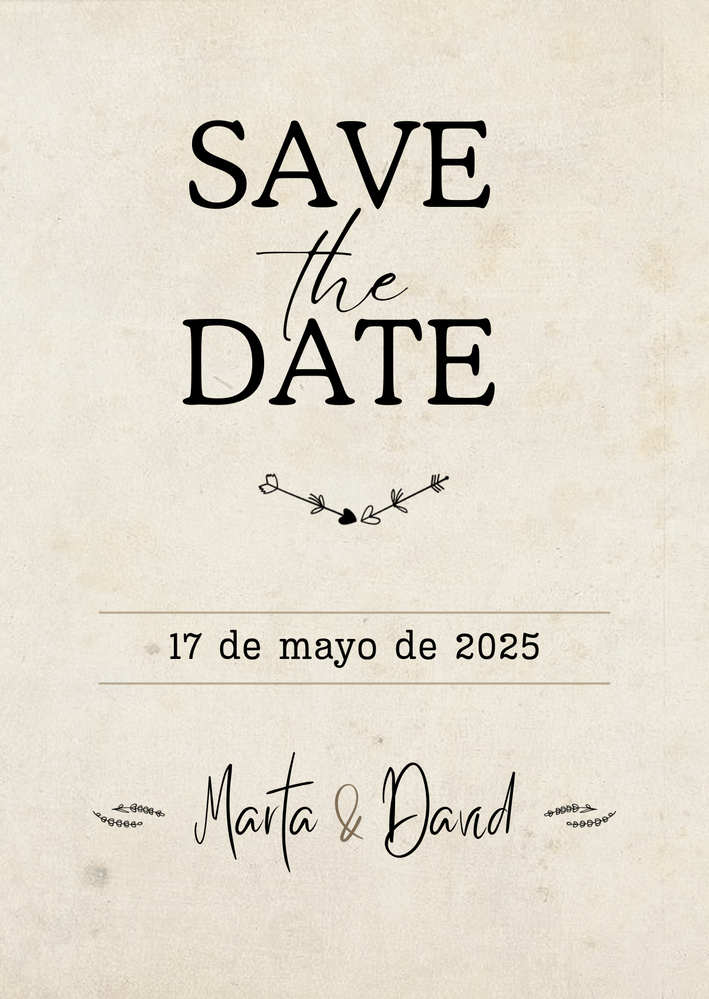 Save the Date: Vintage