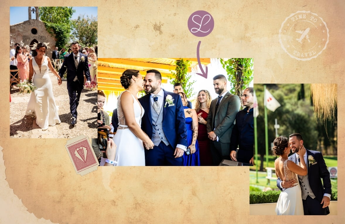 Specially Love team with the newlyweds on their wedding day