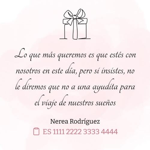 lista de regalos boda