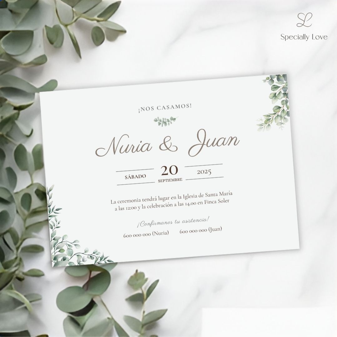 Invitaciones de Boda para Imprimir, image size:1080x1080
