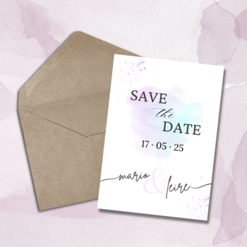 aquarelle Save The Date