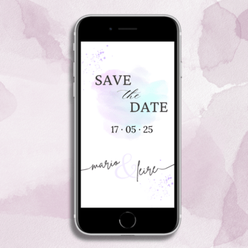 aquarelle Save The Date