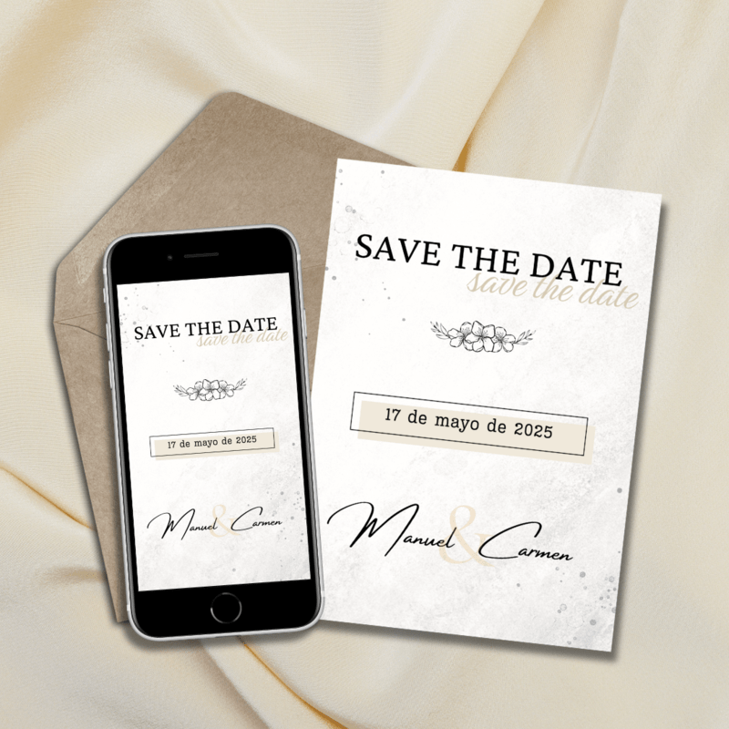 Save The Date Elegant