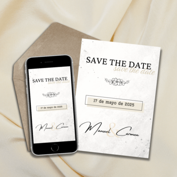 Save the Date digital elegant