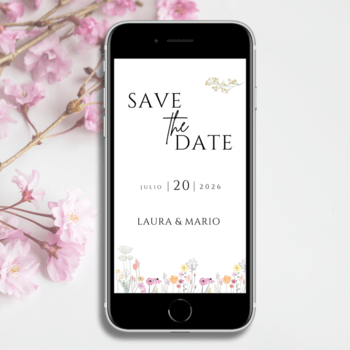 flower Save The Date