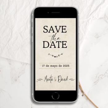 vintage Save The Date