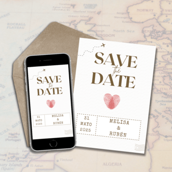 Save the Date digital wanderlust